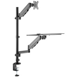 Neomounts  DS90-325BL1 / držák na stůl /pracovní místo / sezení-stání / monitor, klávesnice a myš