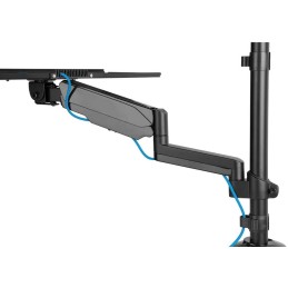 Neomounts  DS90-325BL1 / držák na stůl /pracovní místo / sezení-stání / monitor, klávesnice a myš