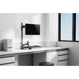 Neomounts  DS90-325BL1 / držák na stůl /pracovní místo / sezení-stání / monitor, klávesnice a myš