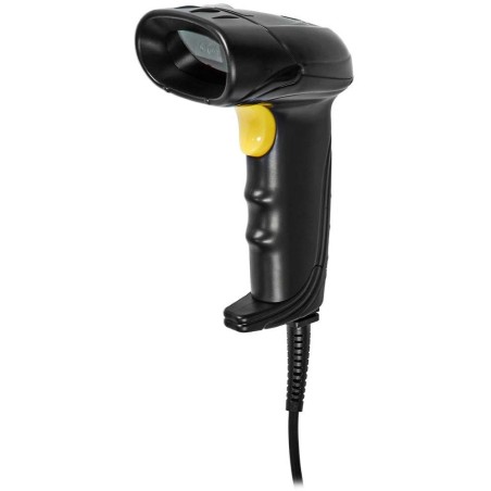 NEDIS čtečka čárových kódů/ CMOS/ kabelová/ 1D lineární/ 2D/QR/ napájení z USB/ USB 2.0/ černá