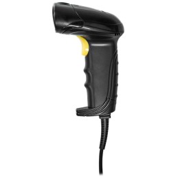 NEDIS čtečka čárových kódů/ CMOS/ kabelová/ 1D lineární/ 2D/QR/ napájení z USB/ USB 2.0/ černá
