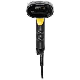 NEDIS čtečka čárových kódů/ CMOS/ kabelová/ 1D lineární/ 2D/QR/ napájení z USB/ USB 2.0/ černá