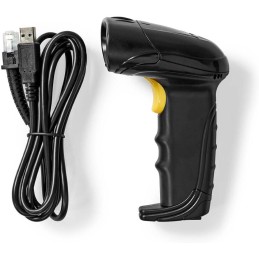 NEDIS čtečka čárových kódů/ CMOS/ kabelová/ 1D lineární/ 2D/QR/ napájení z USB/ USB 2.0/ černá