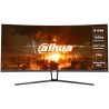 DAHUA 34" LED LM34-E330C/ gaming/ VA panel/ 3440x1440 (UW-QHD)/ 3000:1/ 1ms/ 350 cd/m2/ DP/ HDMI/ VESA 75x75/ black