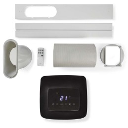 NEDIS mobilní klimatizace/ 7000 BTU/ 60 m3/ 2 rychlosti/ dálkové ovládání/ časovač vypnutí/ bílá