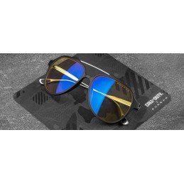 GUNNAR kancelářske/herní brýle CALL OF DUTY-GHOST*obruby ONYX/MERCURY* jantarová sluneční zatmavovací skla*NEUTRAL focus