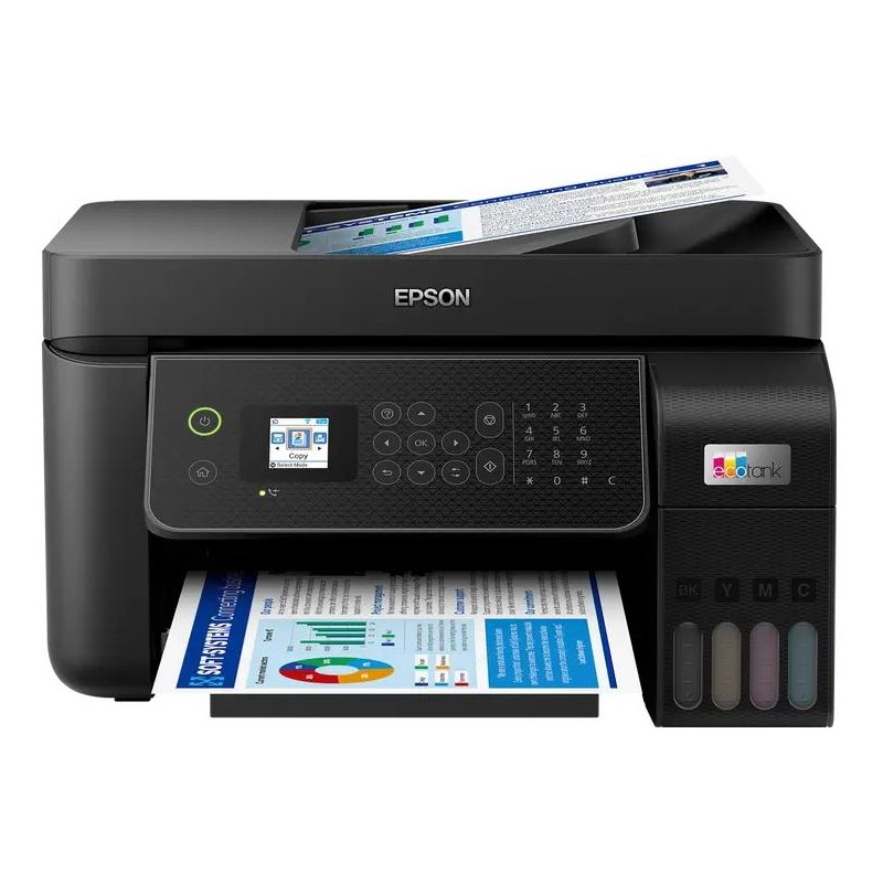 Epson EcoTank L5310/ 5760 x 1440/ A4/ MFZ/ LCD/ ITS/ ADF/ 4 barvy/ Wi-Fi/ USB/ 5 let záruka po registraci