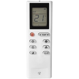 NEDIS Wi-Fi chytrá klimatizace/ 12000 BTU/ 100 m3/ odvlhčování/ 3 rychlosti/ 65 dB/ Android/ iOS/ bílá
