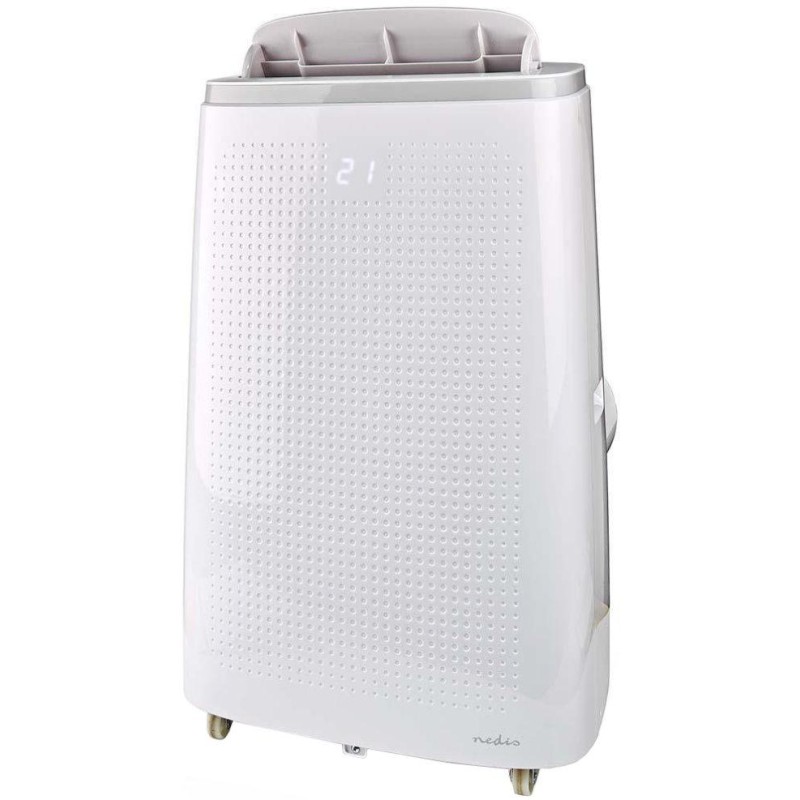 NEDIS Wi-Fi chytrá klimatizace/ 16000 BTU/ 140 m3/ odvlhčování/ 3 rychlosti/ 65 dB/ Android/ iOS/ bílá