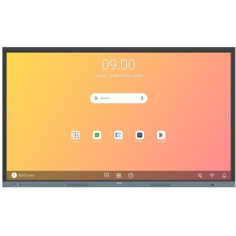 BENQ dotykový panel 75" RE7504/ UHD 4K/8GB I 64GB /provoz 18/7/ HDMI/DP/ USB-C/LAN/ Android 13/40 dotykových bodů