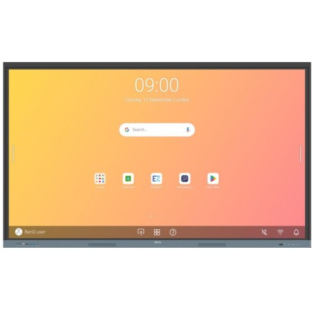BENQ dotykový panel 86" RE8604/ UHD 4K/8GB I 64GB /provoz 18/7/ HDMI/DP/ USB-C/ LABN/Android 13/40 dotykových bodů