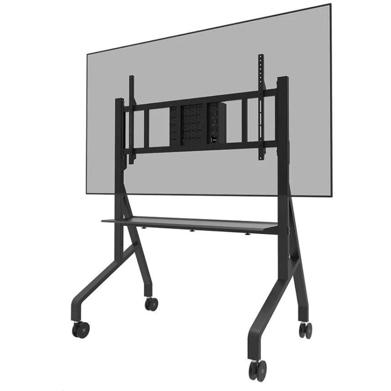 Neomounts FL50-575BL1 Neomounts MOVE Go XL Mobile Floor Stand (fast install, height adjustable), black