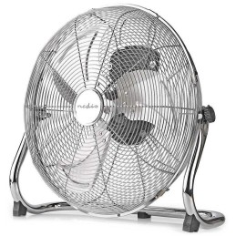 NEDIS podlahový ventilátor/ průměr 40 cm/ výkon 80 W/ 3 rychlosti/ naklápěcí/ kov