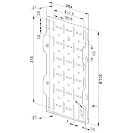 Neomounts AWL05-750BL Neomounts LEVEL-750 AV storage rack (for LEVEL-750 Wall Mounts, quick install)