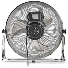 NEDIS podlahový ventilátor/ průměr 40 cm/ výkon 80 W/ 3 rychlosti/ naklápěcí/ kov