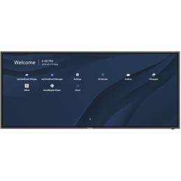 ViewSonic Flat Display CDE92UW/92"/WUHD/ 500nits, 5000:1, 8G RAM/128GB/ OPS slot/ HDMIDP/USB/Audio/RS232/Speaker/black