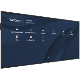 ViewSonic Flat Display CDE105UW/105"/WUHD/ 500nits, 5000:1, 8G RAM/128GB/ OPS slot/ HDMIDP/USB/Audio/RS232/Speaker/black