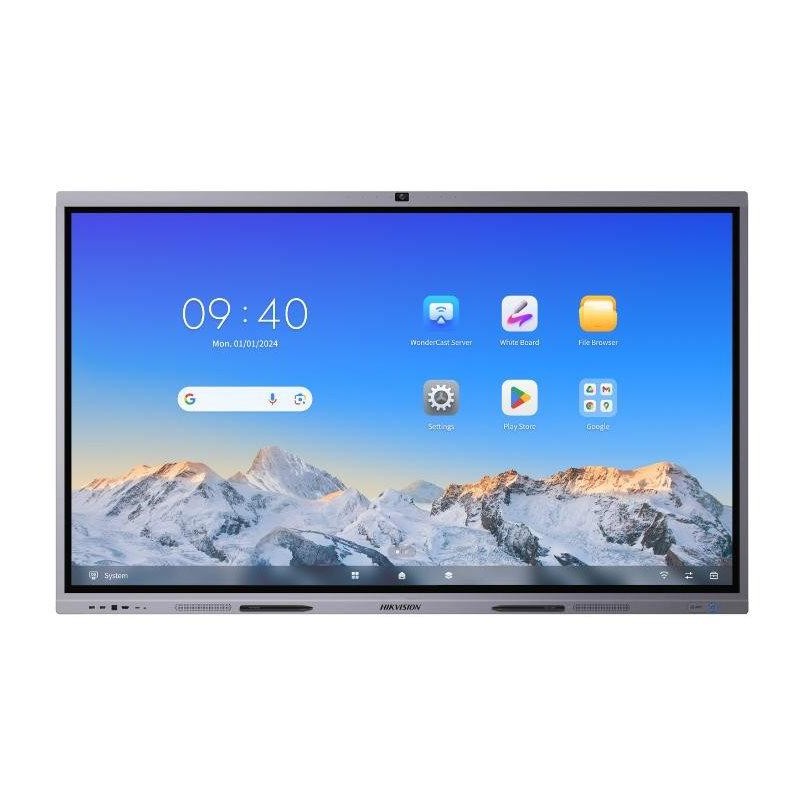 HIKVISION interaktivní dotykový panel 98", 4K, 50points ,Android 13 ,8+128GB,8 MP camera,8 microphone arrays,Google apps