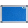 AVELI Textile noticeboard/ 90x60 cm/ blue/ aluminum frame