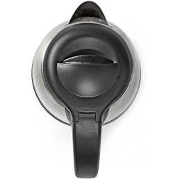 NEDIS rychlovarná konvice KAWK340EAL/ objem 1,7 l/ otáčení o 360°/ nerezová ocel/ spotřeba 2200 W/ černá / hliník