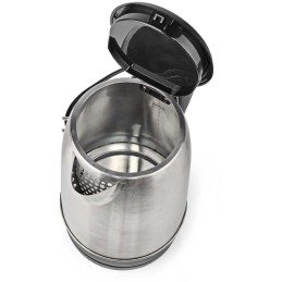 NEDIS rychlovarná konvice KAWK340EAL/ objem 1,7 l/ otáčení o 360°/ nerezová ocel/ spotřeba 2200 W/ černá / hliník