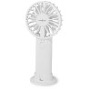 NEDIS ruční ventilátor/ průměr 6 cm/ výkon 0,9 W/ 2 rychlosti/ plast/ bílý