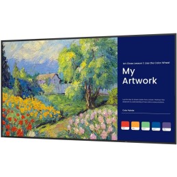 BENQ panel 65" SL6504/ Digital Signage/ UHD 4K/ provoz 24/7/ 2x HDMI/ RJ45/ RS232/ USB/ Android