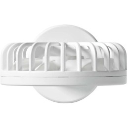 NEDIS ruční ventilátor/ průměr 6 cm/ výkon 0,9 W/ 2 rychlosti/ plast/ bílý