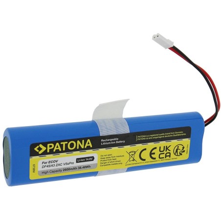 PATONA baterie pro robotický vysavač Ecovacs Deebot DF45/iLife V50/V5s/V8s 2600mAh, Li-lon 14,8V