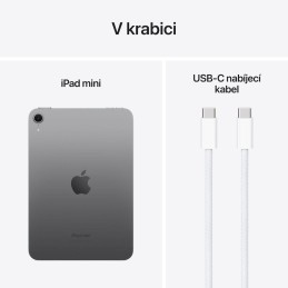 Apple iPad mini 8,3" (2024) / 128GB / A17 Pro / WiFi / Vesmírně šedý