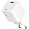 COLORWAY 1x USB-C/ ładowarka ścienna/ GaN/ PD/ PPS/ 30 W/ biały
