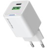 COLORWAY 1x USB-C/ wall charger/ GaN/ PD/ PPS/ QC/ 35W/ White