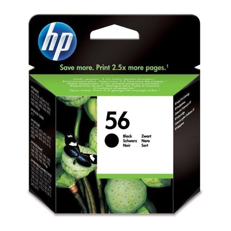 HP (56) C6656AE - ink. náplň černá, DJ 5550, 5652 originál