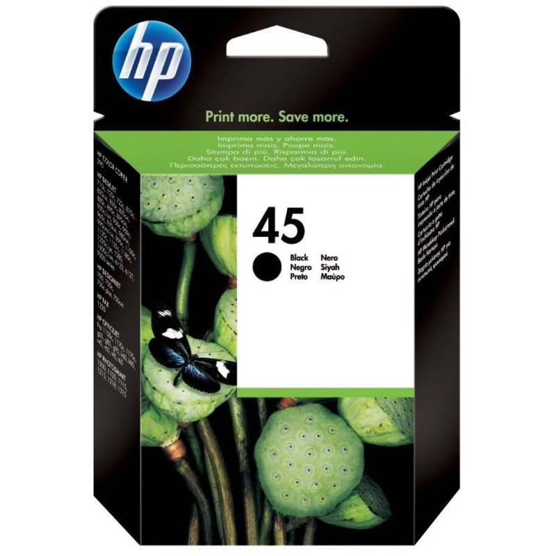 HP (45) 51645AE - ink. náplň černá, DJ 7x,8x,9x,11x,12x originál