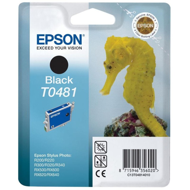 Epson inkoustová náplň/ C13T048140/ Stylus R300/ RX500/ RX600/ Černá