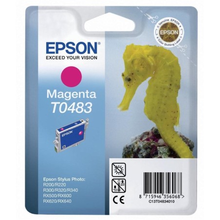 Epson inkoustová náplň/ C13T048340/ Stylus R300/ RX500/ RX600/ Magenta