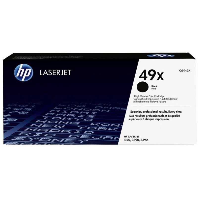 HP černý toner, Q5949X, LJ 1320, high capacity originál