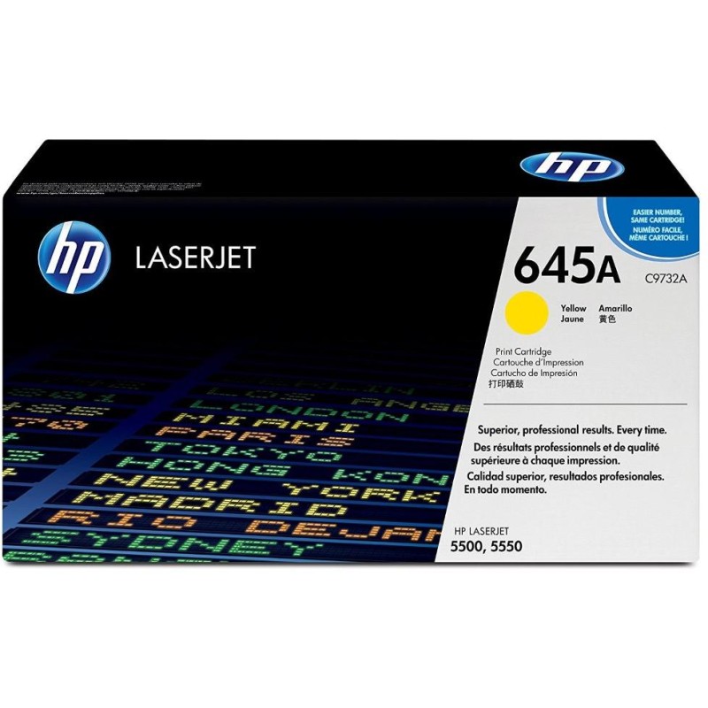 HP  toner, C9732A, žlutý, CLJ 5500 originál