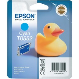 Epson inkoustová náplň/ C13T055240/ Stylus Photo R240/ RX 420/ 425/ 520/ azurová