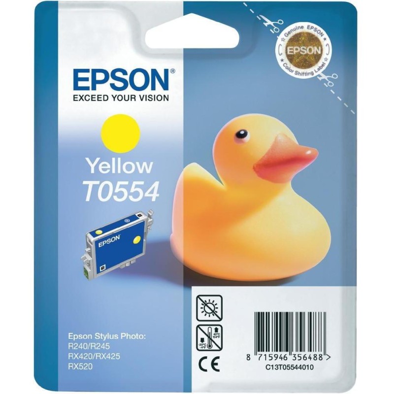 Epson inkoustová náplň/ C13T055440/ Stylus Photo R240/ RX 420/ 425/ 520/ Žlutá