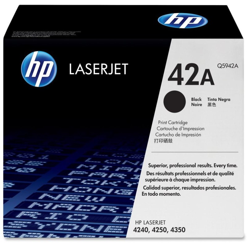 HP černý toner, Q5942A , LJ 4250/4350 originál