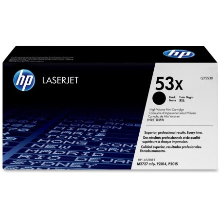 HP černý toner, Q7553X, LJ P2015 - 7000 str. originál