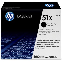 HP černý toner, Q7551X, LJ P3005/M3035 originál
