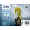 Epson Tintenpatronen - MULTIPACK/ C13T04874010/ Stylus Photo R200/ R300/ R320/ R340/ RX500/ RX6x0/ 6 Tinten
