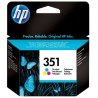 HP (351) - Tri-colour Vivera original ink cartridge