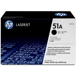HP černý toner, Q7551A, LJ P3005/M3035 6500 str. originál