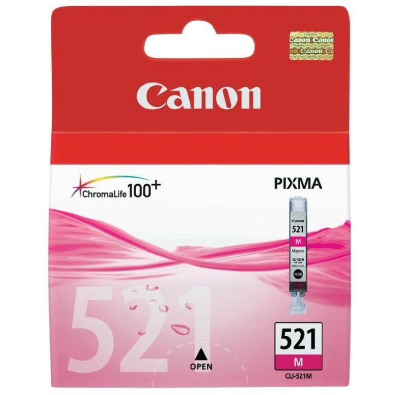 Canon inkoustová náplň CLI-521M/ purpurová