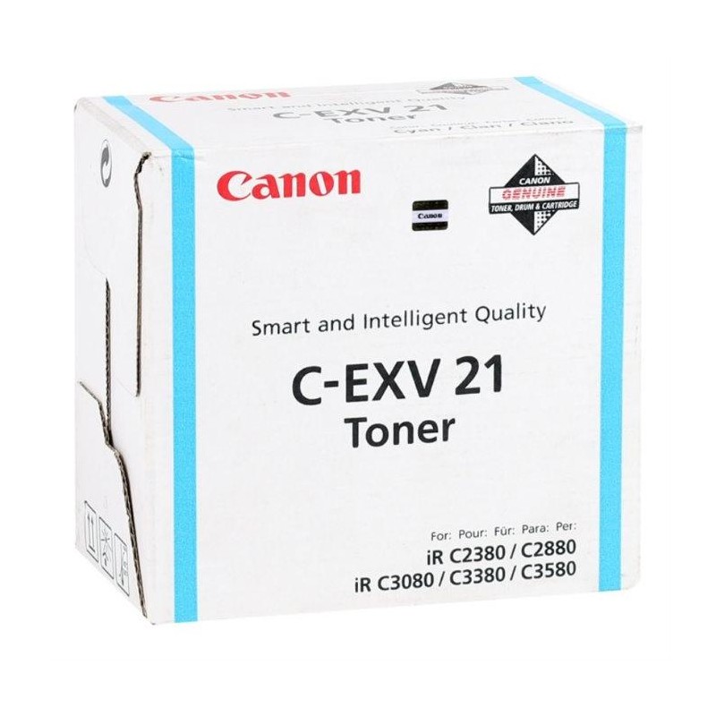 Canon originální toner C-EXV21C/ iRC-2880/ 3x80/ 14 000 stran/ azurový