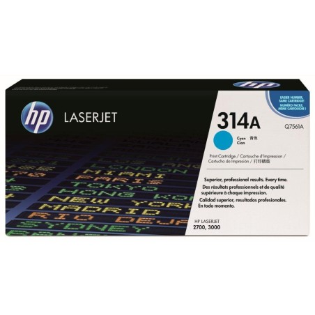 HP colorsphere azurový toner, Q7561A originál