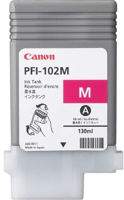Canon Zásobník atramentu PFI-102M/ iPF-500/ 6x0/ 7xx/ LP-xxx/ Magenta